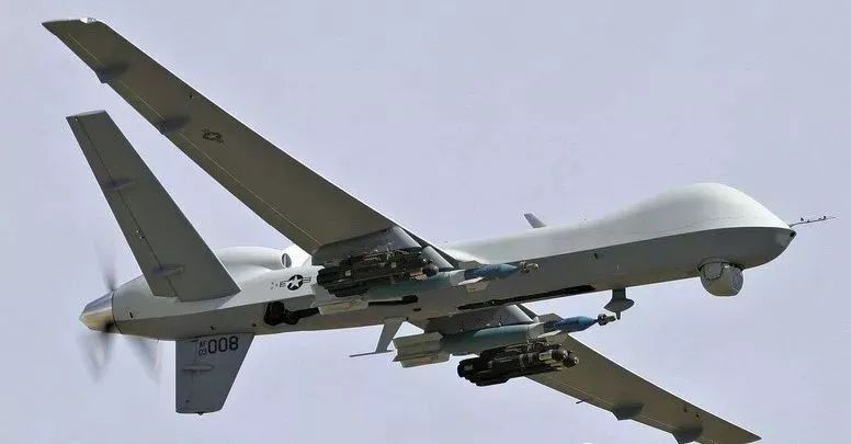 MQ-9“死神”是在MQ-1“捕食者”的基礎(chǔ)上研制的一款極具殺傷力的無人作戰(zhàn)飛機，