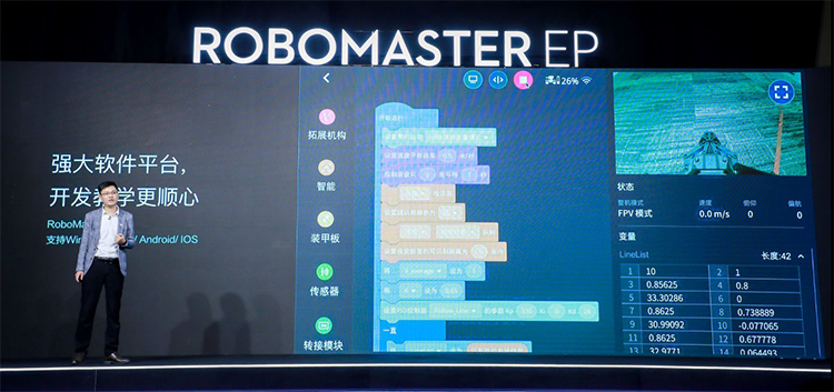 大疆發(fā)布機(jī)甲大師RoboMaster EP：開放SDK 專為機(jī)器人教育而打造