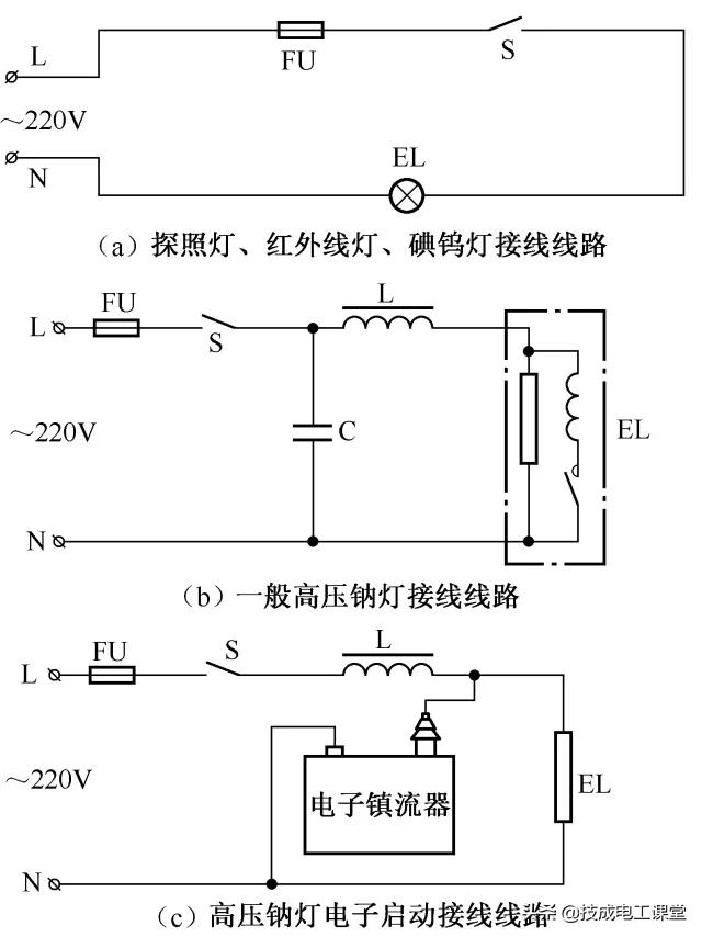 3個開關控制1盞燈，怎么連接線路？附上36種常見照明控制原理圖