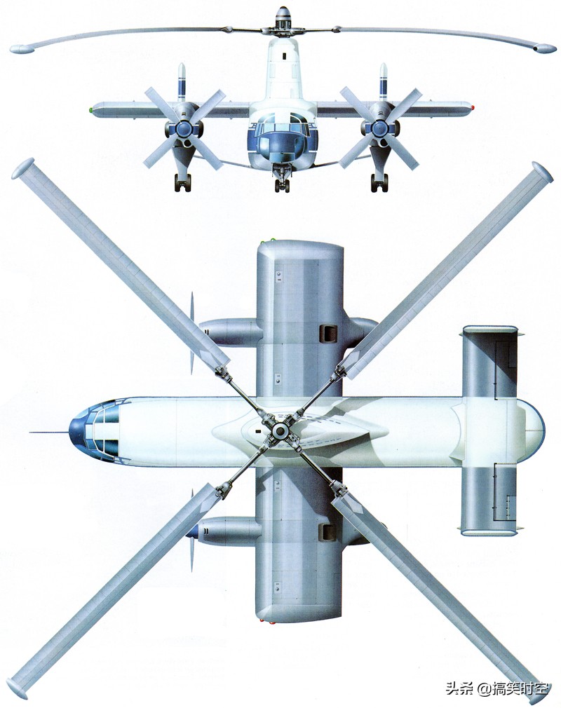 融合了旋翼機、直升機和固定翼飛機的黑科技 Fairey Rotodyne飛機