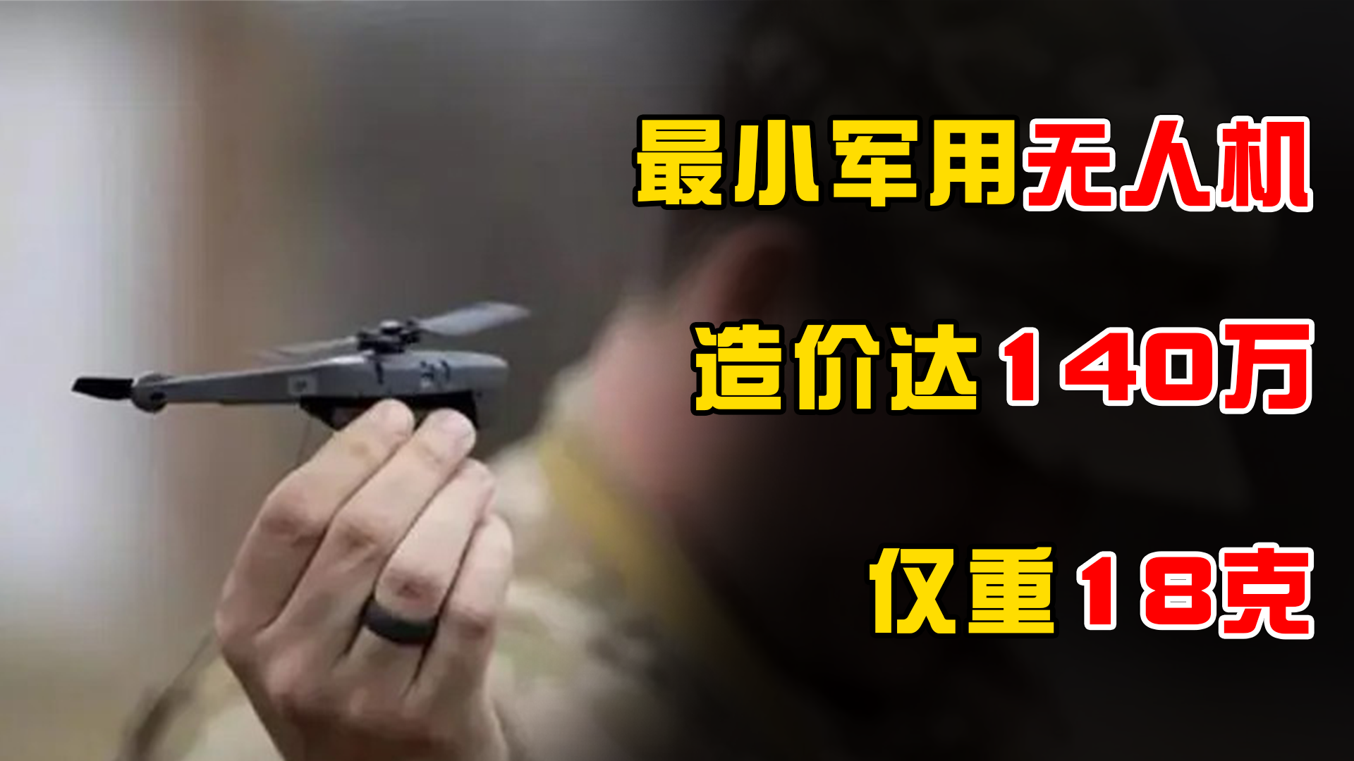 世界上最小的軍用無人機，還沒鋼筆大，造價竟然需要140萬？